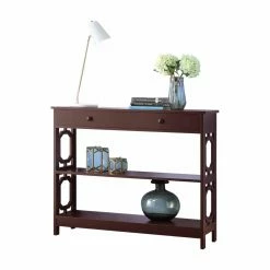 Best Sale ✔️ Wood Convenience Concepts Omega 1 Drawer Console Table 🧨