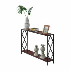 Best Pirce ⭐ Metal Convenience Concepts Diamond Console Table 🔥