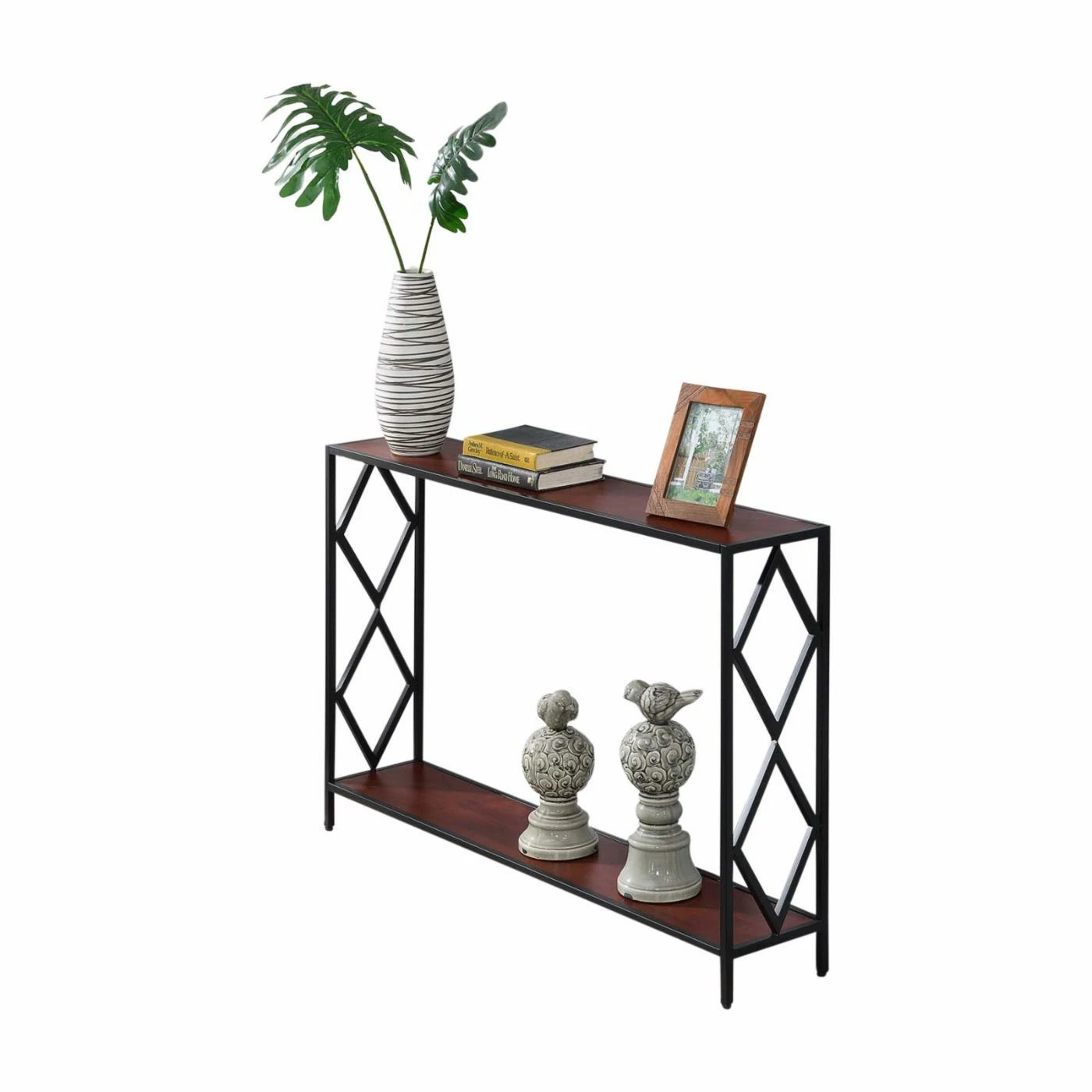 Best Pirce โญ Metal Convenience Concepts Diamond Console Table ๐ฅ