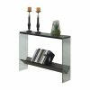 Outlet 🌟 Glass Convenience Concepts SoHo V Console Table 👍