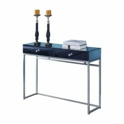 Wholesale 🌟 Metal Convenience Concepts Reflections Console Table 👏
