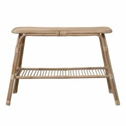 Best Pirce 🔔 Rattan/Wicker Creative Co-Op Hand-Woven Rattan Open Shelf Console Table 😀