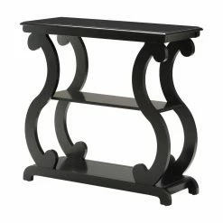 New 🛒 Wood Crown Mark Lucy 3 Tiered Console Table 🛒