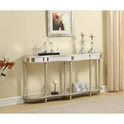 Best deal ✔️ Wood Coast To Coast Mirrored Console Table - Silver 💯