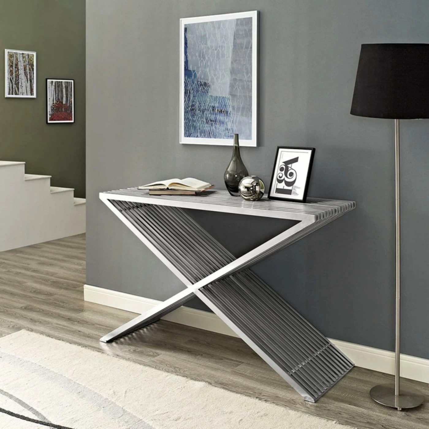 Promo π Metal Modway Press Console Table π