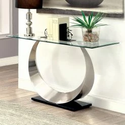 Wholesale 🛒 Metal Furniture Of America Meryl U-Shaped Base Sofa Table 🎉