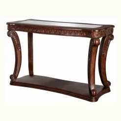 Promo ❤️ Wood Furniture Of America Anneka Traditional Cabriole Console Table 🌟