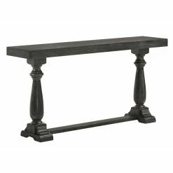 Promo 🛒 Wood Furniture Of America Ari 59 In. Classic Console Table - Gray 😍