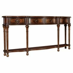 Budget 🛒 Wood Hooker Furniture Hall Rectangular 4 Drawer Console Table 🧨