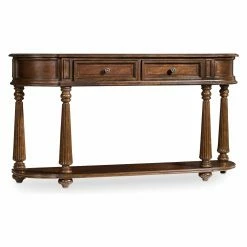 Deals 🔔 Wood Hooker Furniture Leesburg Demilune Hall Console 🤩