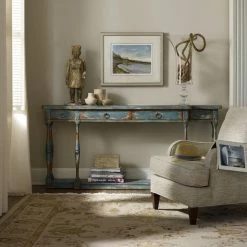 Deals 🧨 Wood Hooker Furniture Sanctuary 4-Drawer Thin Console 🤩