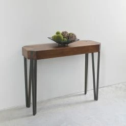Cheap ✨ Metal International Caravan Hamburg Contemporary Wood Console Table 🧨