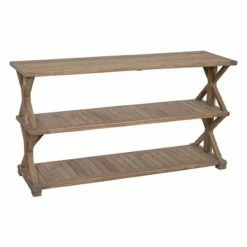 Discount ⌛ Teak East At Main Promenade Rectangular Console Table 🎁