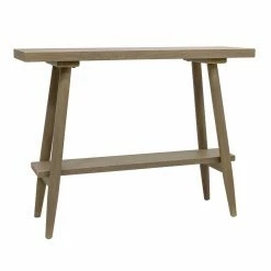 Promo 👏 Wood East At Main Eddard Splay Leg Console Table - Grey 🛒