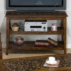 Coupon ✨ Wood Jofran Baroque Brown Sofa Table 🎁