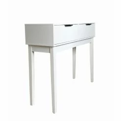 New 🔥 Resin K And B Furniture White Collection Console Table 🎉