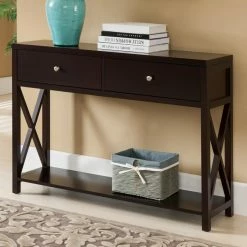 Best Pirce ✔️ K&B Furniture Wood K & B Furniture C1246 Console Table 👍