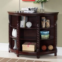 Best Sale 🤩 K&B Furniture Wood K & B Furniture C1275 Console Table 🎉