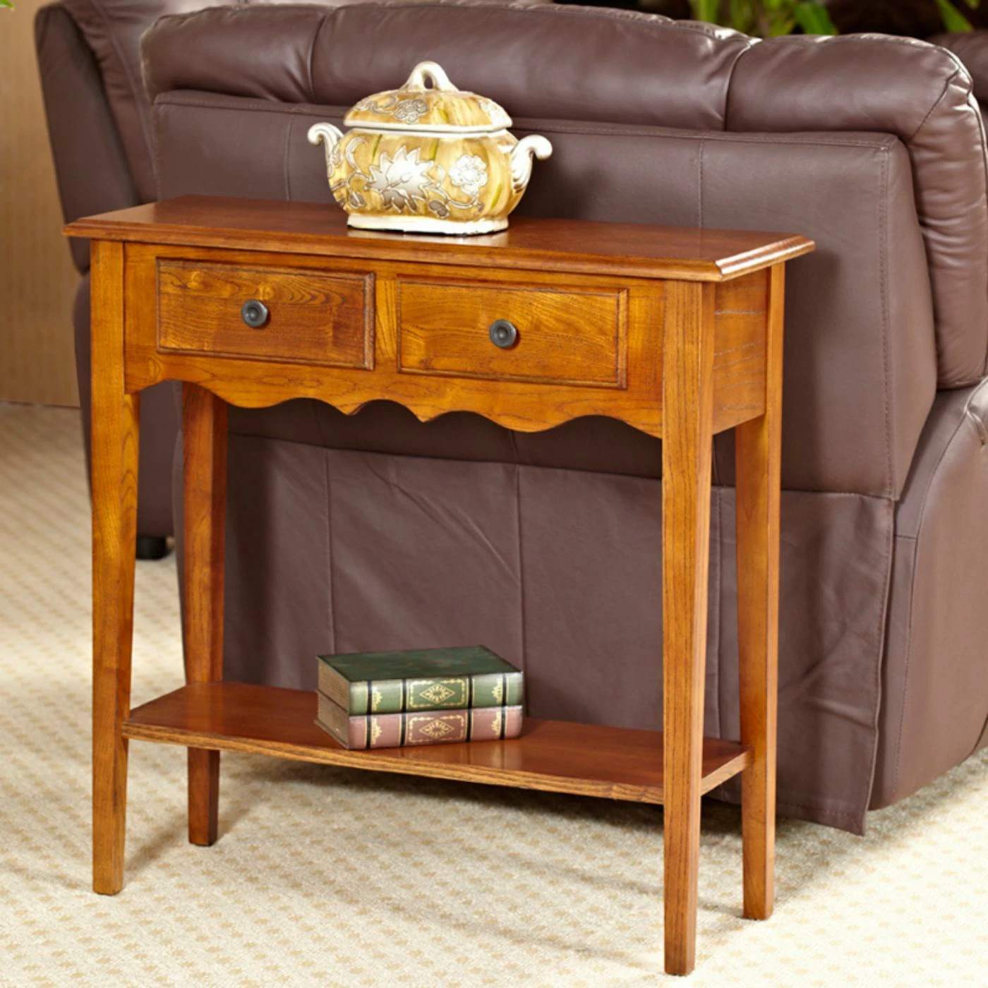 Best reviews of ⭐ Wood Leick Home Petite Oak Console Table 🎉