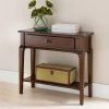 Discount ⌛ Wood Leick Home Stratus Hall Stand Console Table With Drawer ⭐