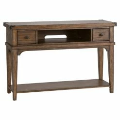 Discount 😉 Wood Liberty Furniture Industries Aspen Skies Sofa Table 🔔