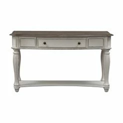 Cheapest ⌛ Wood Liberty Furniture Industries Magnolia Manor Sofa Table 🧨