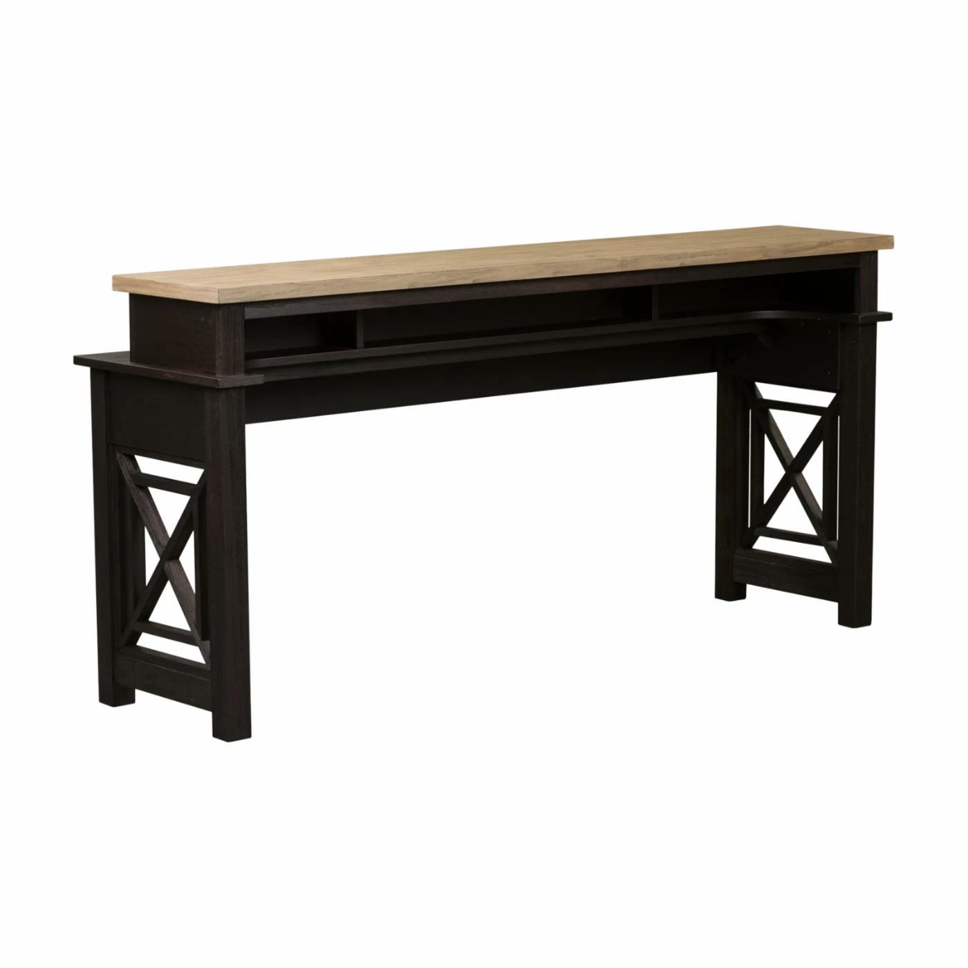 Hot Sale π Wood Liberty Furniture Industries Heatherbrook Console Bar Table π€©