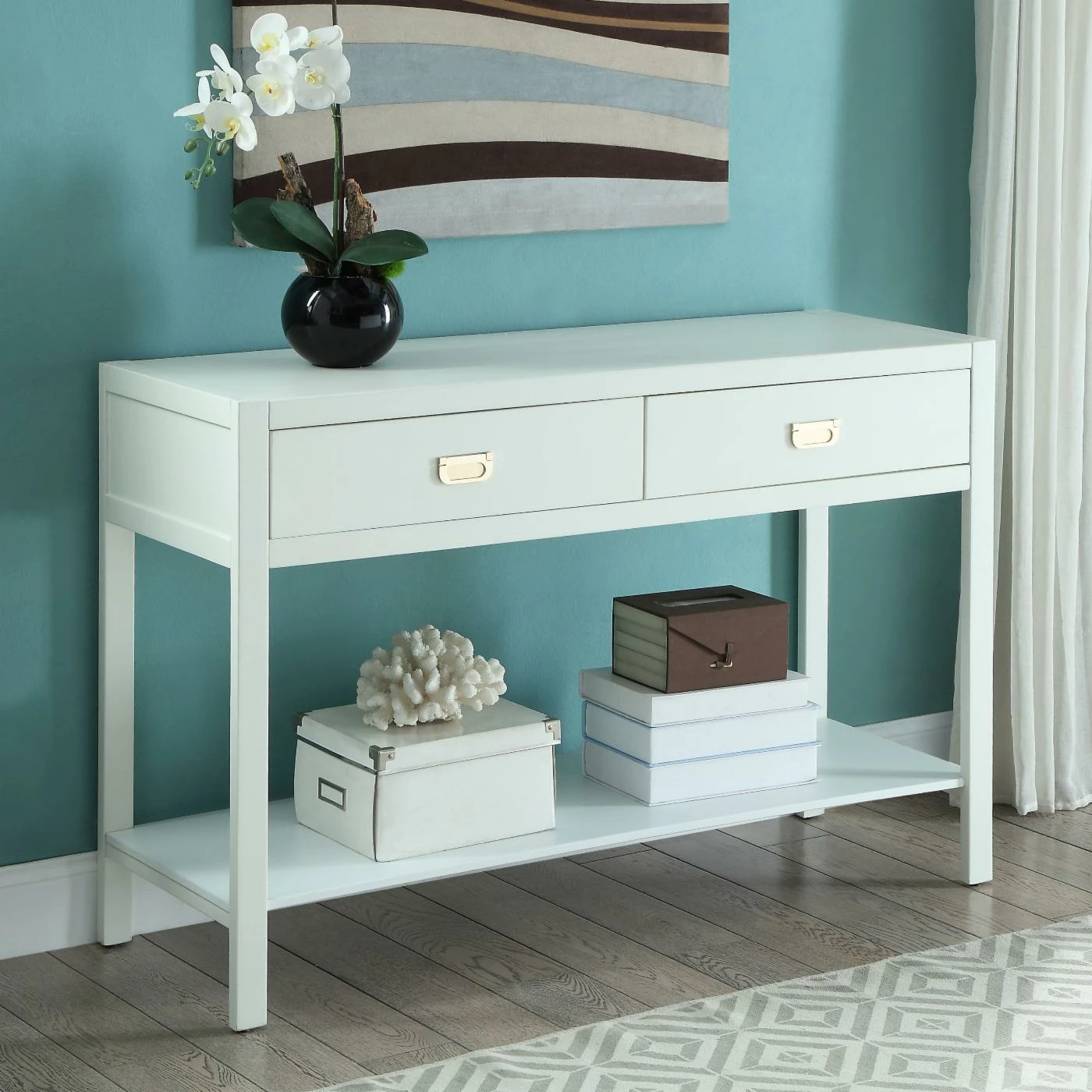 Buy π Wood Linon Home Peggy Console Table π₯ 1 Buy π Wood Linon Home Peggy Console Table π₯
