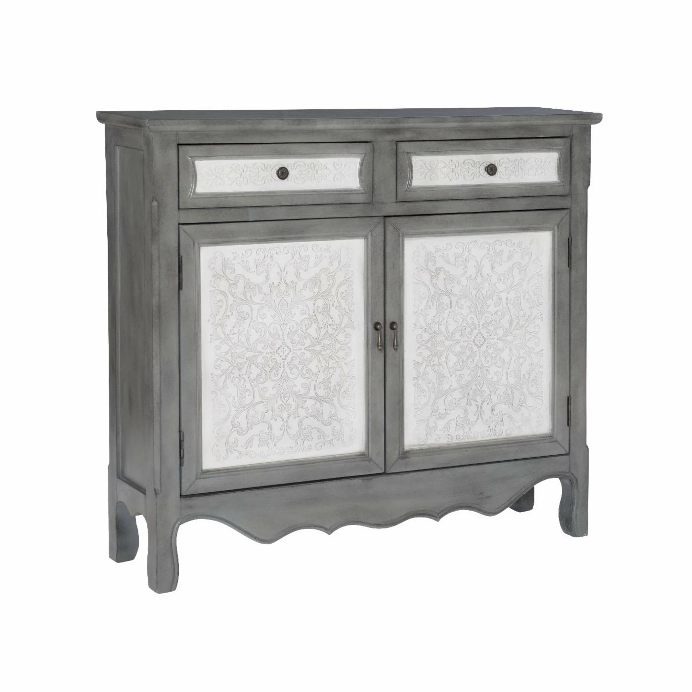 Buy 🎉 Wood Powell Clancy Console - Gray 🔔