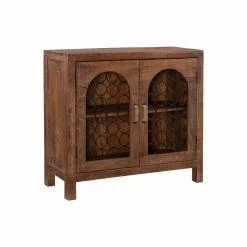 Wholesale ✨ Metal Powell Cabarras 2-Door Console - Brown 🛒