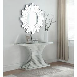 Hot Sale 🎉 Glass Meridian Furniture Inc Nexus Console Table ✨