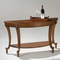 Cheapest 🎉 Magnussen T1052 Aidan Wood Demilune Console Table 🛒