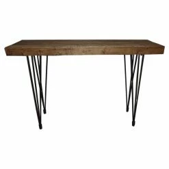 Promo 🔥 Moes Home Collection Metal Moe's Home Collection Boneta Console Table - Natural ⌛