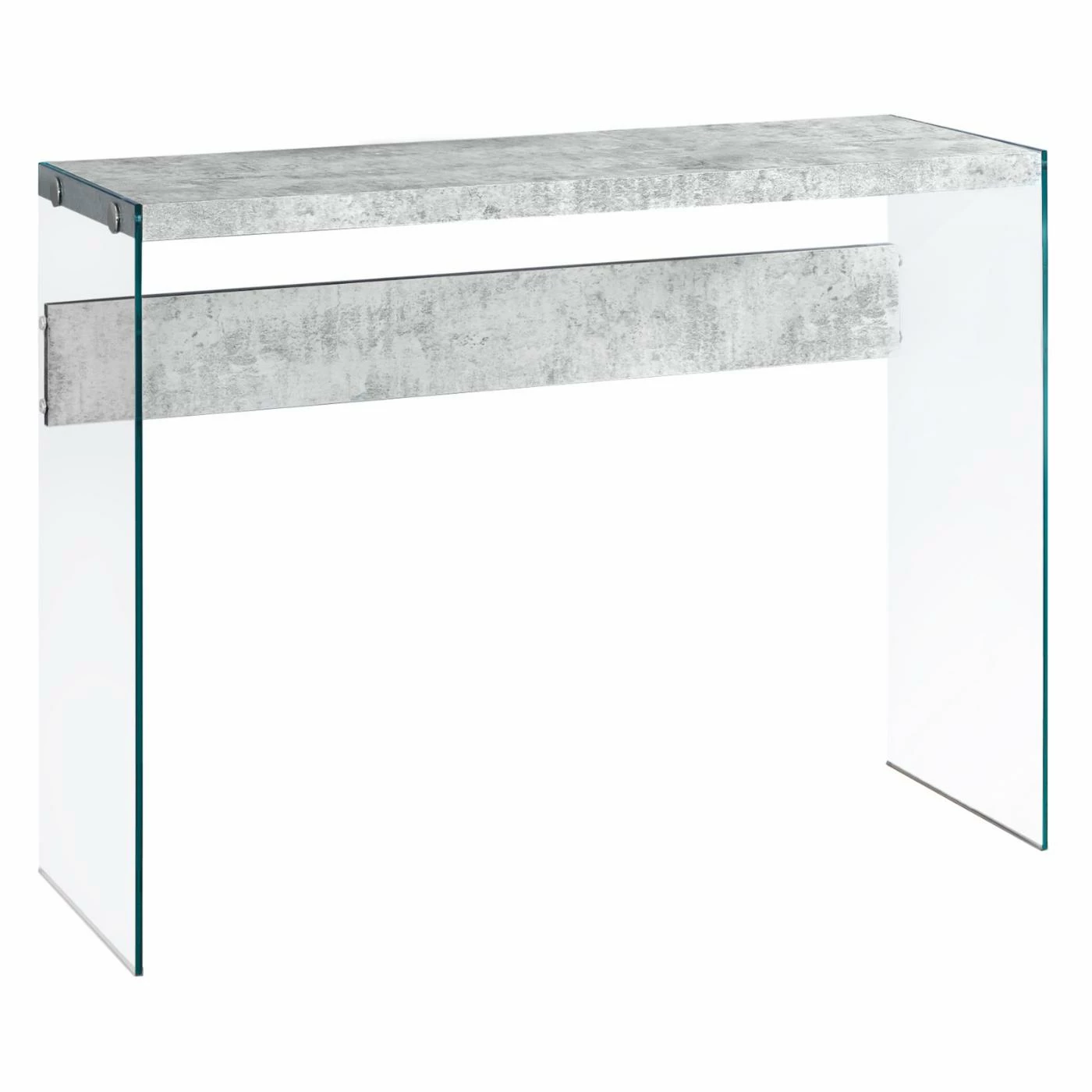 Cheapest π Monarch Specialties Monarch Gray Cement With Tempered Glass Console Table β 1 Cheapest π Monarch Specialties Monarch Gray Cement With Tempered Glass Console Table β