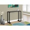 Cheap 🌟 Metal Monarch Specialties Tempered Glass Top Rectangular Console Table 😀