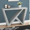 Cheapest 🎁 Wood Monarch Specialties Cement-Look Hall Console Table 🎉