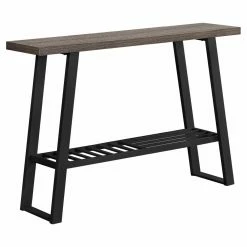 Best Sale 🔔 Metal Monarch Specialties Rectangular Console Table With Shelf 🔔