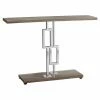Best deal ⌛ Wood Monarch Specialties Rectangular Console Table With Geometric Pedestal 😀