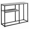 Wholesale 🔥 Metal Monarch Specialties Rectangular Console Table With Half Shelf ⌛