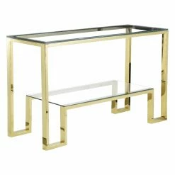 Outlet 🎁 Metal Pangea Home Laurence Console 🛒