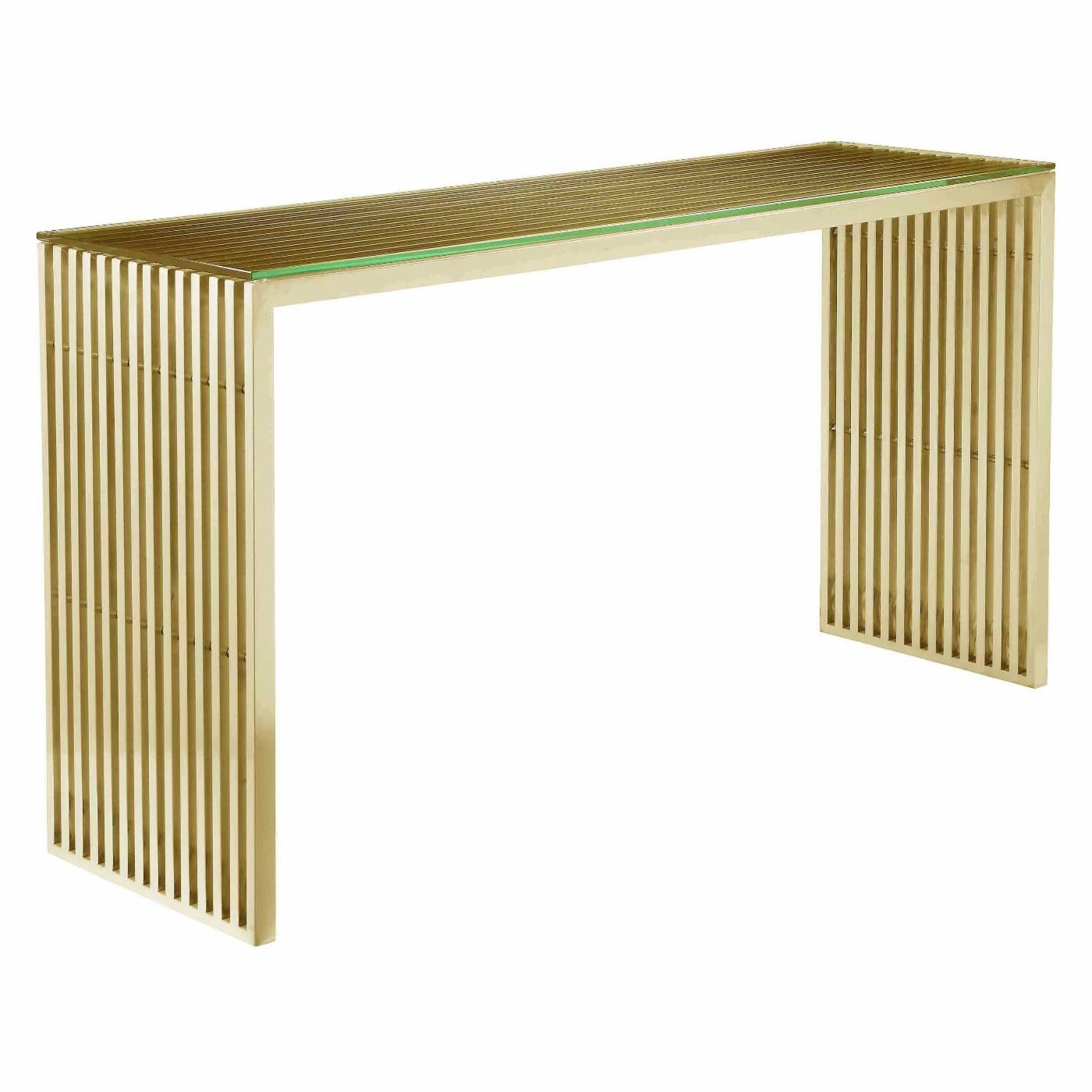 Hot Sale 🔥 Metal Pangea Home Lux Console Table 🔥