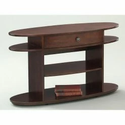 Buy 🎉 Wood Progressive Furniture Sofa/Console Table - Dark Cherry And Birch 🔥