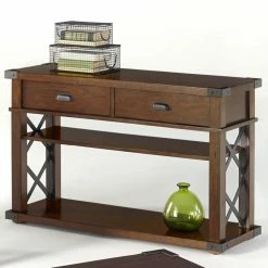 Cheapest ⭐ Wood Progressive Furniture Landmark Console Table ❤️