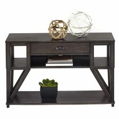 Cheapest 🥰 Progressive Furniture Wood Progressive Consort Sofa/Console Table 👍
