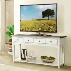 Best Sale 🎉 Rectangle Riverside Furniture Myra Leg Sofa Table 🤩