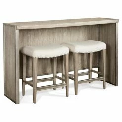 Best Pirce 🛒 Metal Riverside Furniture Sophie Console Table With Stools 😀