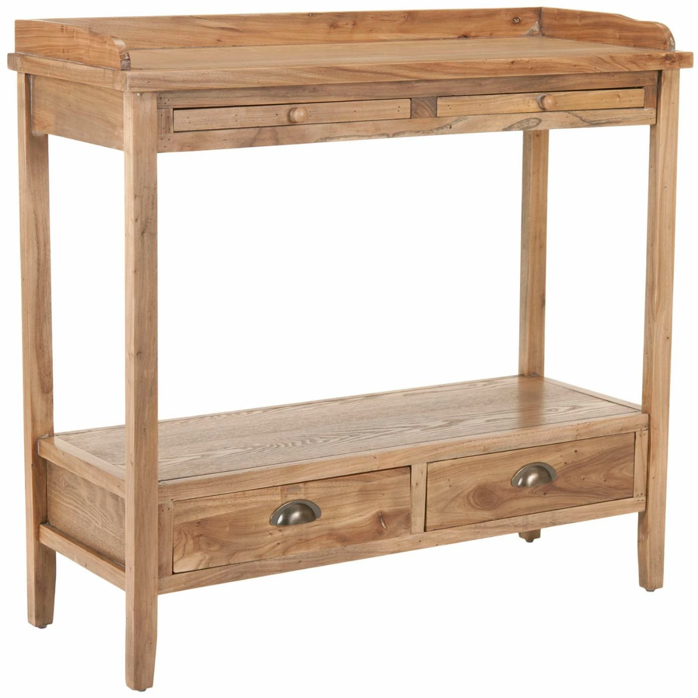 Outlet π Wood HN Home Barnes Coastal Console With Storage Drawers π