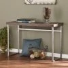 Cheap 😀 Metal Southern Enterprises Blythe Console Table - Burnt Oak 😀