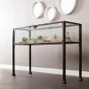 New 💯 Metal Southern Enterprises Terrarium Console Table ✔️