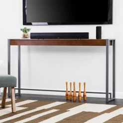 Deals 👍 Metal Southern Enterprises Macen Console Table 😀